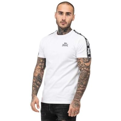 Lonsdale Herren T-Shirt Normale Passform BRINDISTER XL, White/Black Lonsdale Herren T-Shirt Normale Passform BRINDISTER XL, White/Black