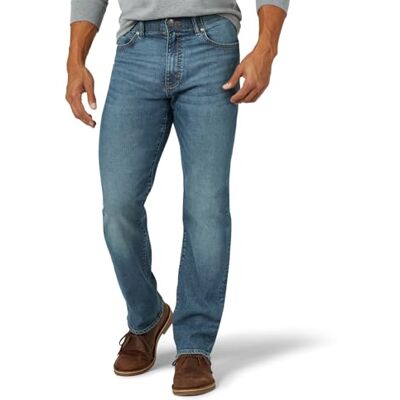 Lee Herren Extreme Motion Regular Straight Jeans, Thompson, 36W / 34L Lee Herren Extreme Motion Regular Straight Jeans, Thompson, 36W / 34L