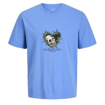 JACK & JONES Jorcatskills Skull Tee Ss Crew Neck JACK & JONES Jorcatskills Skull Tee Ss Crew Neck