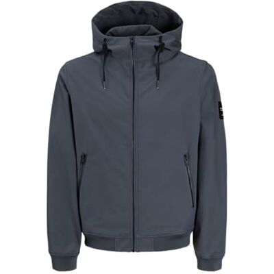 JACK & JONES Male Softshell Jacke Plus Size Softshell Jacke Regular Fit, Rückenprint, Langarm, Normal, Outdoor, Bei max. 30°C im schongang waschen JACK & JONES Male Softshell Jacke Plus Size Softshell Jacke Regular Fit, Rückenprint, Langarm, Normal, Outdoor, Bei max. 30°C im schongang waschen