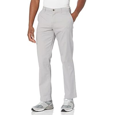 Amazon Essentials Men's Relaxed-Fit Casual Stretch Khaki, Light Grey, 32W x 32L Amazon Essentials Men's Relaxed-Fit Casual Stretch Khaki, Light Grey, 32W x 32L