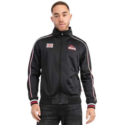 Lonsdale Herren Trainingsjacke normale Passform SKELLBERRY 3XL, Black/Red/White Lonsdale Herren Trainingsjacke normale Passform SKELLBERRY 3XL, Black/Red/White