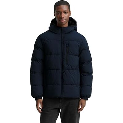 TOM TAILOR Denim Herren Lightweight Pufferjacke mit Kapuze TOM TAILOR Denim Herren Lightweight Pufferjacke mit Kapuze