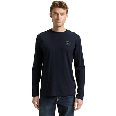 TOM TAILOR Herren Langarmshirt aus Baumwolle TOM TAILOR Herren Langarmshirt aus Baumwolle