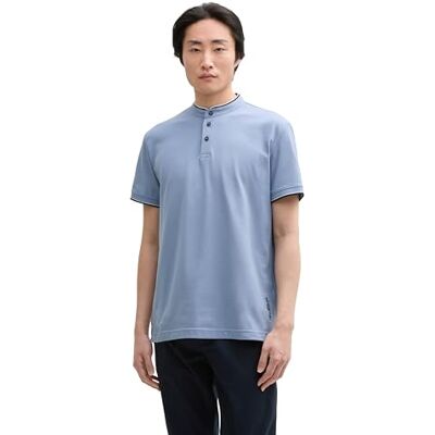 TOM TAILOR T-Shirt in Melange-Optik, Tarmac Grey Tonal Spacedye, XXL TOM TAILOR T-Shirt in Melange-Optik, Tarmac Grey Tonal Spacedye, XXL