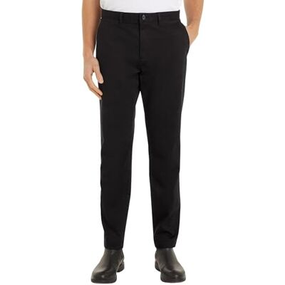 Tommy Hilfiger Herren Chino Hose Harlem Tapered Fit, Schwarz (Black), 30W/30L Tommy Hilfiger Herren Chino Hose Harlem Tapered Fit, Schwarz (Black), 30W/30L