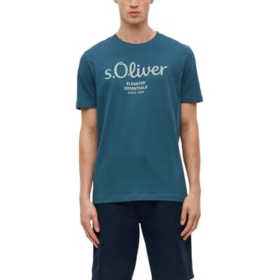 s.Oliver Baumwoll-T-Shirt mit Logo-Print s.Oliver Baumwoll-T-Shirt mit Logo-Print
