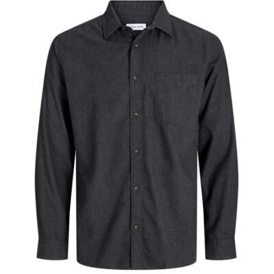 JACK & JONES Jjeclassic Melange Shirt L/S Sn Pls Plus Size JACK & JONES Jjeclassic Melange Shirt L/S Sn Pls Plus Size