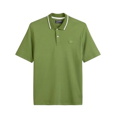 Marc O' Polo Herren Kurzarm-Poloshirt aus Bio-Baumwolle Regular Fit, Grün (Spring Fern), 3XL Marc O' Polo Herren Kurzarm-Poloshirt aus Bio-Baumwolle Regular Fit, Grün (Spring Fern), 3XL
