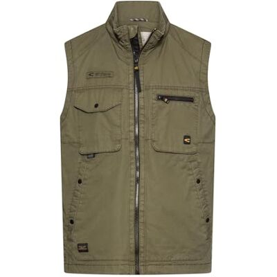 camel active Herren Outdoor Weste mit Innentaschen Olivgrün, menswear-L camel active Herren Outdoor Weste mit Innentaschen Olivgrün, menswear-L