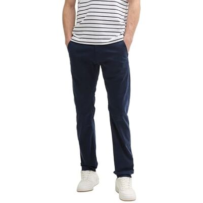 TOM TAILOR Denim T-Shirt mit Streifenmuster, Chalk Grey White mini Stripe, L TOM TAILOR Denim T-Shirt mit Streifenmuster, Chalk Grey White mini Stripe, L