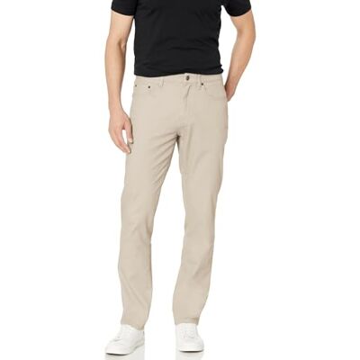 Amazon Essentials Hosen Herren mit Sportlicher Passform, mit 5 Taschen und Stretch Chino Hose Herren, Sportlich Geschnitten, Stone, 33W / 30L Amazon Essentials Hosen Herren mit Sportlicher Passform, mit 5 Taschen und Stretch Chino Hose Herren, Sportlich Geschnitten, Stone, 33W / 30L