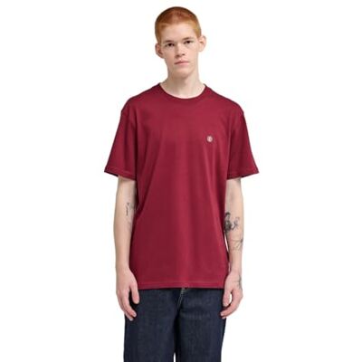 Element Icon Embroidery T-Shirt Männer L Rot Element Icon Embroidery T-Shirt Männer L Rot