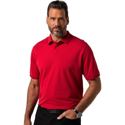 JP 1880 Herren große Größen Übergrößen Menswear L-8XL Poloshirt FLEXNAMIC®, Halbarm apfelrot 5XL 840391530-5XL JP 1880 Herren große Größen Übergrößen Menswear L-8XL Poloshirt FLEXNAMIC®, Halbarm apfelrot 5XL 840391530-5XL