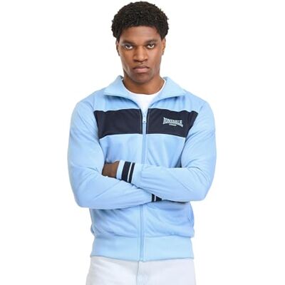 Lonsdale Herren Trainingsjacke normale Passform MEOLS XL, Blue/Navy Lonsdale Herren Trainingsjacke normale Passform MEOLS XL, Blue/Navy