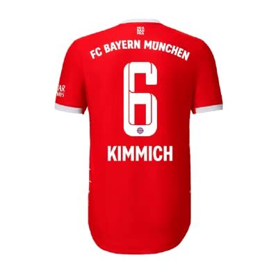 FC Bayern München Herren Joshua Kimmich Kit Nameblock Nummer, White, One Size, Weiß FC Bayern München Herren Joshua Kimmich Kit Nameblock Nummer, White, One Size, Weiß