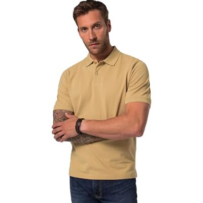JP 1880 Herren große Größen Übergrößen Menswear L-8XL Poloshirt, Basic, Halbarm, Piqué sandbraun 4XL 702560316-4XL JP 1880 Herren große Größen Übergrößen Menswear L-8XL Poloshirt, Basic, Halbarm, Piqué sandbraun 4XL 702560316-4XL