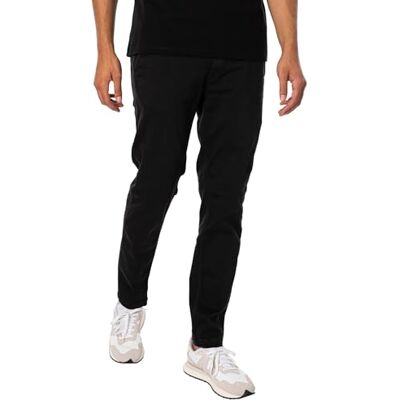 Replay Herren Chino Hose Zeumar Slim-Fit Hyperflex X-Lite mit Stretch, Schwarz (Black 040-1), 31W/30L Replay Herren Chino Hose Zeumar Slim-Fit Hyperflex X-Lite mit Stretch, Schwarz (Black 040-1), 31W/30L