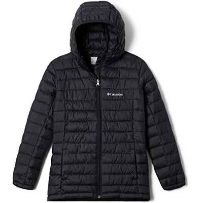 Columbia Girl's Silver Falls Hooded Puffer Jacket, BLACK, XS Columbia Girl's Silver Falls Hooded Puffer Jacket, BLACK, XS