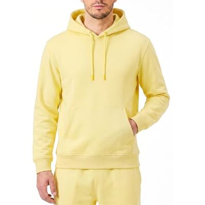 RIPT Herren Hoodie Fleece Pullover – Kapuzenpullover mit Taschen und Kordelzug, Sweatshirt Langarm Weich Warm für Fitness Gym Freizeit Loungewear (Gelb, M) RIPT Herren Hoodie Fleece Pullover – Kapuzenpullover mit Taschen und Kordelzug, Sweatshirt Langarm Weich Warm für Fitness Gym Freizeit Loungewear (Gelb, M)