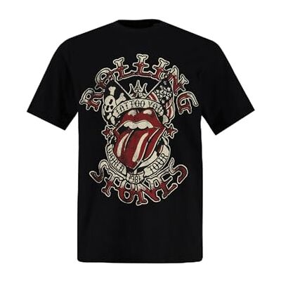 JP 1880 , Herren, Große Größen, T-Shirt, Bandshirt, Halbarm, Rolling Stones JP 1880 , Herren, Große Größen, T-Shirt, Bandshirt, Halbarm, Rolling Stones