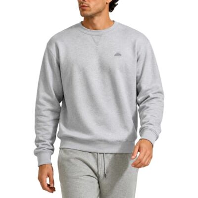 Iron Mountain Herren Sweatshirt Fleece – Pullover Baumwollmix Rundhals Langarm, Workwear Sweatshirt Leicht Warm für Freizeit Arbeit Alltag Winter (Hellgrau, M) Iron Mountain Herren Sweatshirt Fleece – Pullover Baumwollmix Rundhals Langarm, Workwear Sweatshirt Leicht Warm für Freizeit Arbeit Alltag Winter (Hellgrau, M)