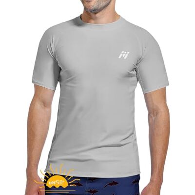 MEETWEE Herren Rash Guard Rash Vest Männer Langarm/Kurzarm UV Schutz T-Shirt Tops UPF 50+ Schnelltrocknend für Schwimmen Surfen Wassersport MEETWEE Herren Rash Guard Rash Vest Männer Langarm/Kurzarm UV Schutz T-Shirt Tops UPF 50+ Schnelltrocknend für Schwimmen Surfen Wassersport