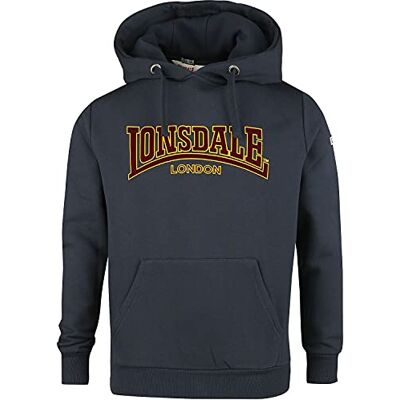 Lonsdale London Hooded Classic LL002 Männer Kapuzenpullover blau L Lonsdale London Hooded Classic LL002 Männer Kapuzenpullover blau L