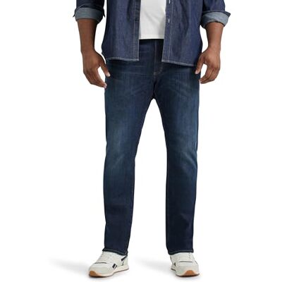 Lee Herren Big & Tall Extreme Motion Athletic Taper Jeans, Blauer Strike, 54W / 30L Lee Herren Big & Tall Extreme Motion Athletic Taper Jeans, Blauer Strike, 54W / 30L