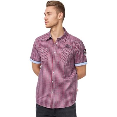 Lonsdale London Berny Männer Kurzarmhemd rot M 100% Baumwolle Streetwear Lonsdale London Berny Männer Kurzarmhemd rot M 100% Baumwolle Streetwear