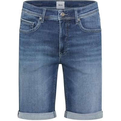 BRAX Herren Style Chris B Blue Power Jeans-Shorts BRAX Herren Style Chris B Blue Power Jeans-Shorts
