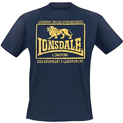 Lonsdale London Hounslow Männer T-Shirt dunkelblau 3XL 100% Baumwolle Streetwear Lonsdale London Hounslow Männer T-Shirt dunkelblau 3XL 100% Baumwolle Streetwear