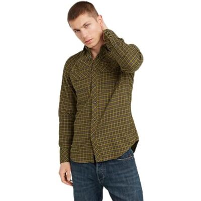 G-STAR Herren Dakota Slim Hemd, Mehrfarben (Tapenade Chibi Check D25223-D818-G906), M G-STAR Herren Dakota Slim Hemd, Mehrfarben (Tapenade Chibi Check D25223-D818-G906), M