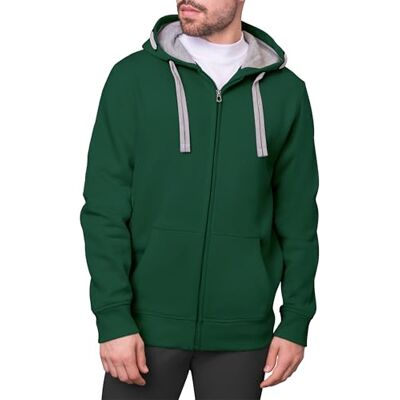 HRM Herren Hooded Jacket I Premium Kapuzenpullover Herren mit Kontrast-Innenfutter I Basic Hoodie mit Reißverschluss I Zip Hoodie I Hochwertige & nachhaltige Herren-Bekleidung HRM Herren Hooded Jacket I Premium Kapuzenpullover Herren mit Kontrast-Innenfutter I Basic Hoodie mit Reißverschluss I Zip Hoodie I Hochwertige & nachhaltige Herren-Bekleidung