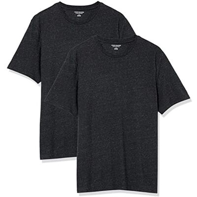 Amazon Essentials Herren T-Shirt Regular-Fit Kurzarm Rundhalsausschnitt 2er Pack Charcoal Heather, XX-Large Amazon Essentials Herren T-Shirt Regular-Fit Kurzarm Rundhalsausschnitt 2er Pack Charcoal Heather, XX-Large