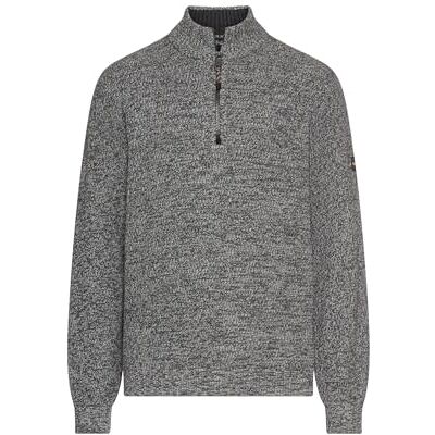 camel active Herren Strick-Troyer mit melierter Struktur Schwarz, menswear-5XL camel active Herren Strick-Troyer mit melierter Struktur Schwarz, menswear-5XL