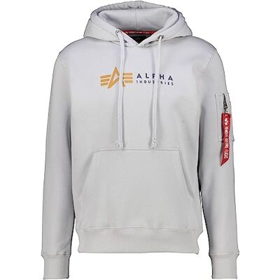 Alpha Label Hoody Kapuzensweat für Herren Pastel Grey Alpha Label Hoody Kapuzensweat für Herren Pastel Grey