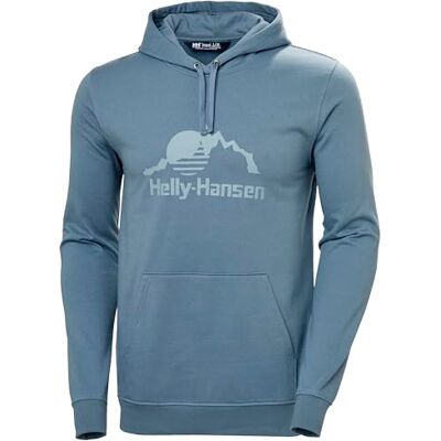 Hansen Herren Nord Graphic Pull Over Kapuzenpullover, Marineblau, S Hansen Herren Nord Graphic Pull Over Kapuzenpullover, Marineblau, S