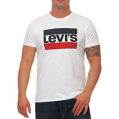 Levi's Herren Sportswear Logo Graphic T-Shirt,White,XL Levi's Herren Sportswear Logo Graphic T-Shirt,White,XL