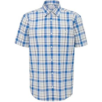 s.Oliver Hemd Kurzarm, Blau, L s.Oliver Hemd Kurzarm, Blau, L
