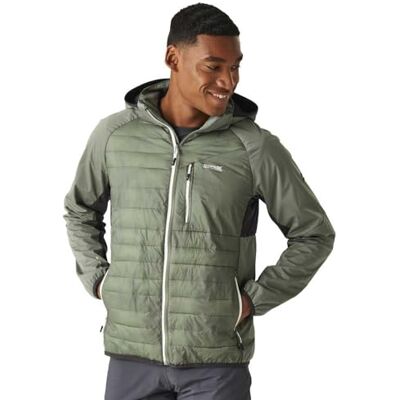 Regatta Pro Hybrid Herren-Kapuzenjacke, leicht, durchgehender Reißverschluss Regatta Pro Hybrid Herren-Kapuzenjacke, leicht, durchgehender Reißverschluss