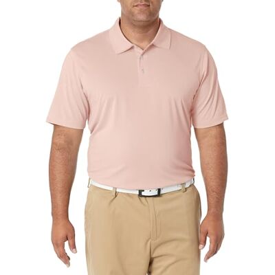 Amazon Essentials Herren Golf-Poloshirt, Schnell trocknend, Kurzarm, Hellrosa, XXL Amazon Essentials Herren Golf-Poloshirt, Schnell trocknend, Kurzarm, Hellrosa, XXL