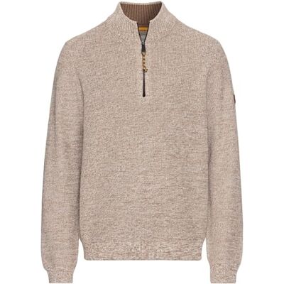 camel active Herren Stricktroyer aus Baumwollmix Sand, Menswear-XXL camel active Herren Stricktroyer aus Baumwollmix Sand, Menswear-XXL