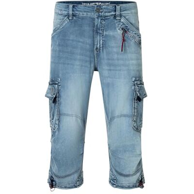 Timezone Herren 3/4 Cargo Jeans Loose MILESTZ Short Mid Waist Loose Fit W30-W40, Größe:W 40, Farbe:T2 50009.3444-03286 Sun Bleach Wash Timezone Herren 3/4 Cargo Jeans Loose MILESTZ Short Mid Waist Loose Fit W30-W40, Größe:W 40, Farbe:T2 50009.3444-03286 Sun Bleach Wash