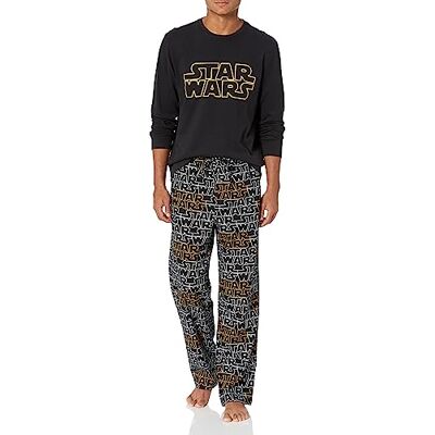 Amazon Essentials Disney Marvel Star Wars Herren Schlafanzug-Schlaf-Sets Flanell, Star Wars Logo Mens Flannel, XS Amazon Essentials Disney Marvel Star Wars Herren Schlafanzug-Schlaf-Sets Flanell, Star Wars Logo Mens Flannel, XS