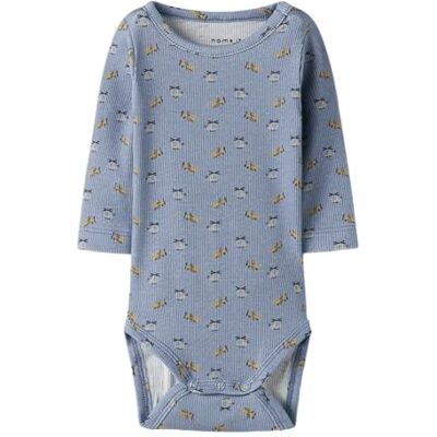 NAME IT Herren Nbmkoalkab Ls Body, Dusty Blue, Numeric_86 NAME IT Herren Nbmkoalkab Ls Body, Dusty Blue, Numeric_86
