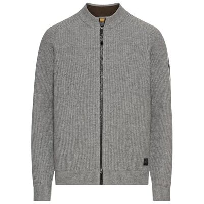 camel active Herren Strickjacke aus Reiner Lammwolle Steingrau, Menswear-XXL camel active Herren Strickjacke aus Reiner Lammwolle Steingrau, Menswear-XXL