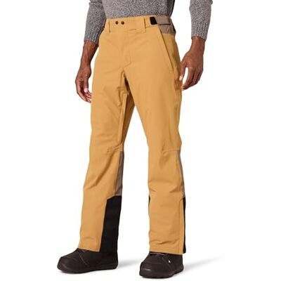 Amazon Essentials Herren Skihose, wasserdicht, isoliert, Schwarz / Gold, Farbblock, Größe M Amazon Essentials Herren Skihose, wasserdicht, isoliert, Schwarz / Gold, Farbblock, Größe M