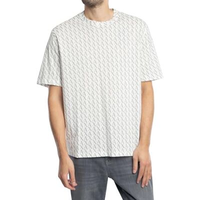 Giorgio Armani Men's Essential, All Over Logo,Regular Fit,White,XXL Giorgio Armani Men's Essential, All Over Logo,Regular Fit,White,XXL