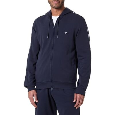 Giorgio Armani Kapuzen-Sweatshirt, mit Kapuze, Armani-Blau, Größe XL Giorgio Armani Kapuzen-Sweatshirt, mit Kapuze, Armani-Blau, Größe XL